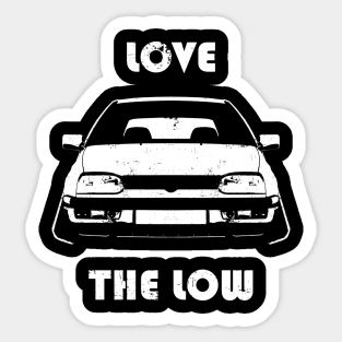 stance low tuning car Sticker